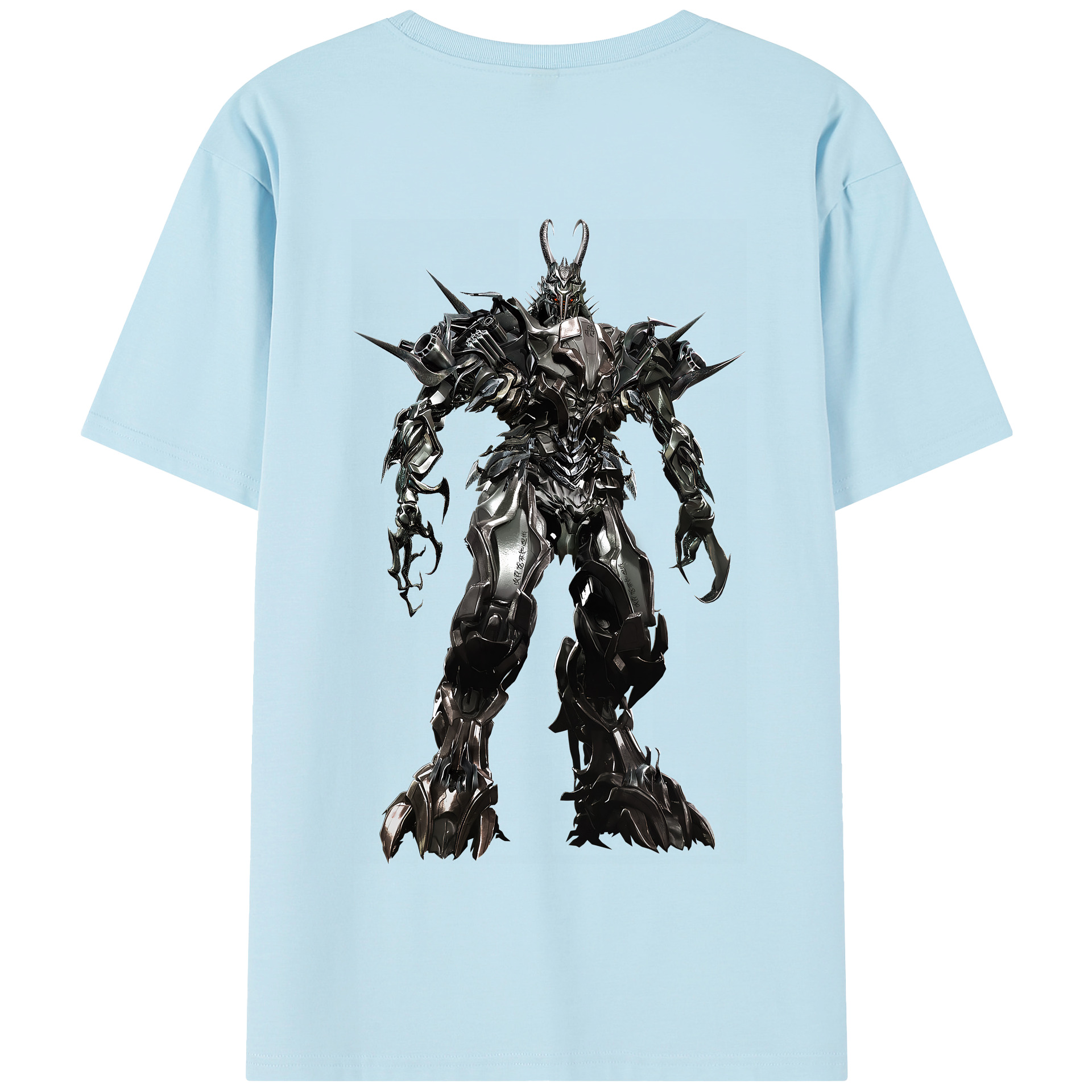 （画像用） Transformers トランスフォーマー 綿100％半袖Tシャツ（背面プリント）